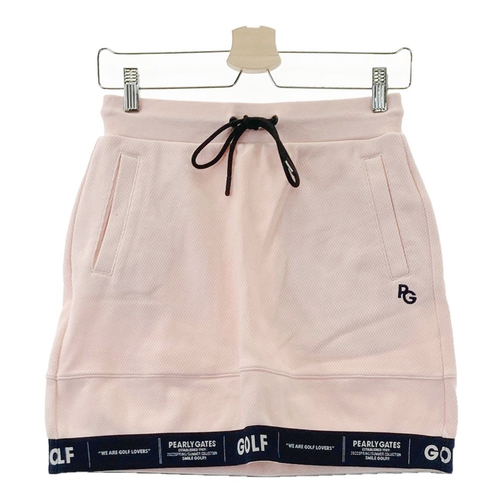 サイズ 0 PEARLY GATES パーリーゲイツ ハニカムWフェイス スカート ピンク系 ゴルフウェア レディース ストスト