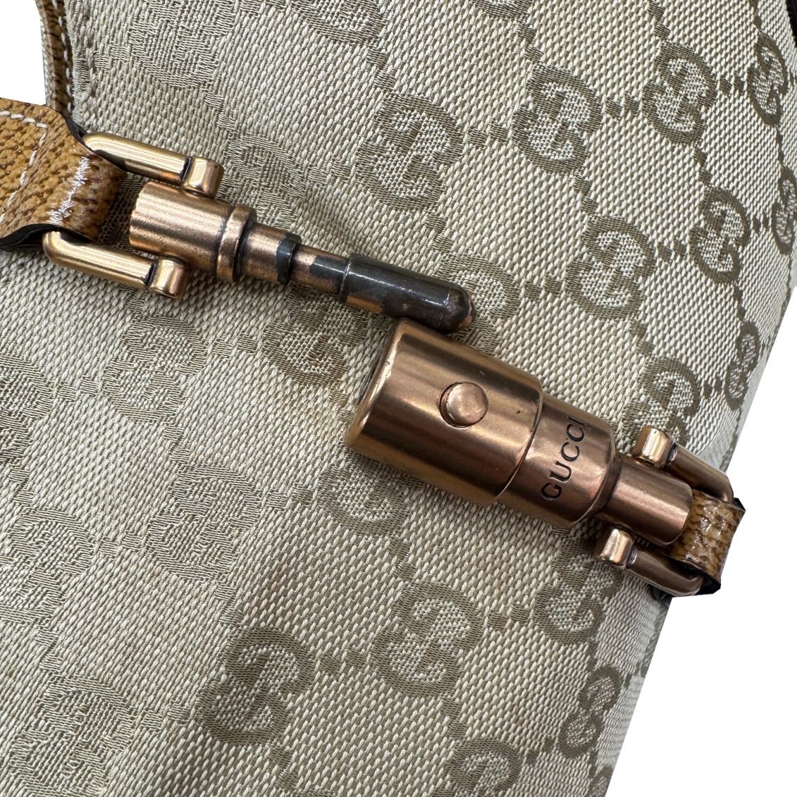 中古】GUCCI グッチ ニュージャッキー 124407 ハンドバッグ GG