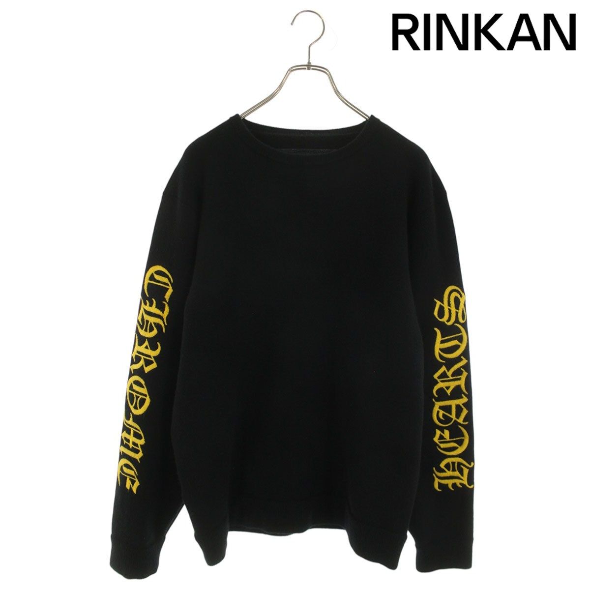 クロムハーツ アームロゴ刺繍カシミアニット メンズ L - メルカリ