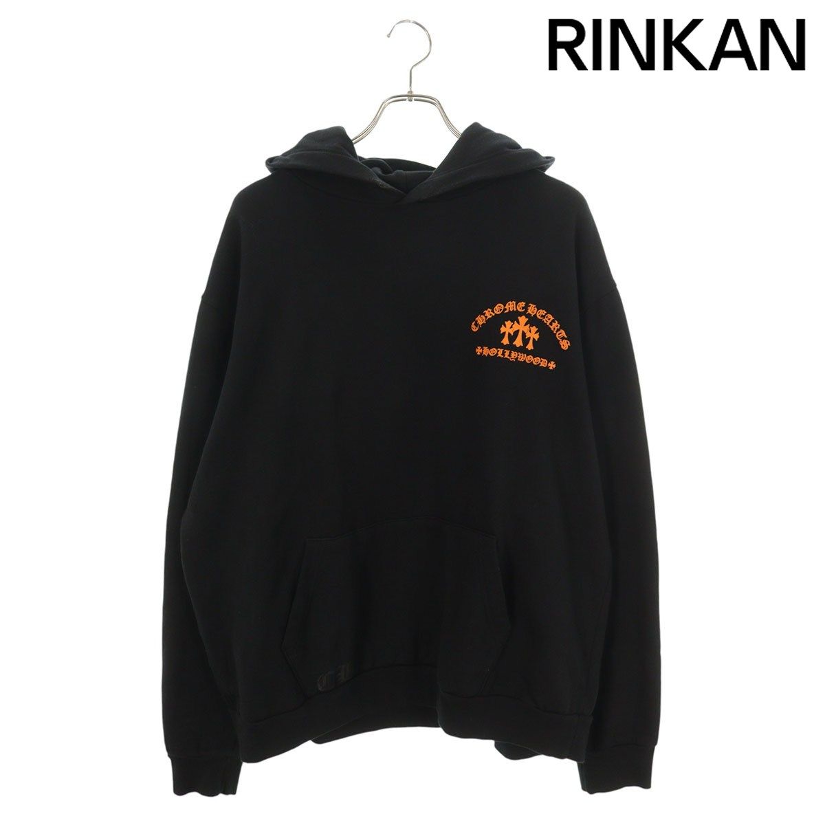 クロムハーツ SWTSHRT HD PLVR/プルオーバーパーカー バック3クロス袖