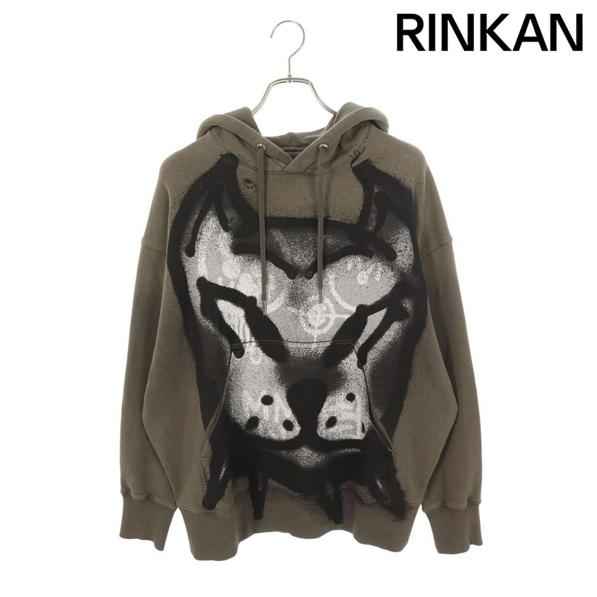 ジバンシィ ドッグプリントプルオーバーパーカー メンズ XS