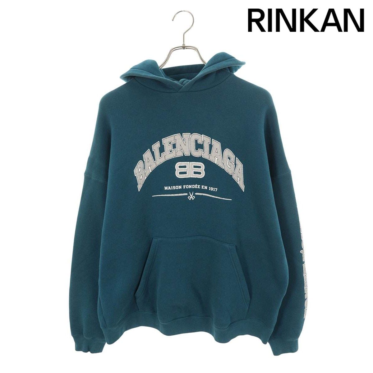 バレンシアガ 674986 TLVJ2 ワイドフィットプルオーバーパーカー