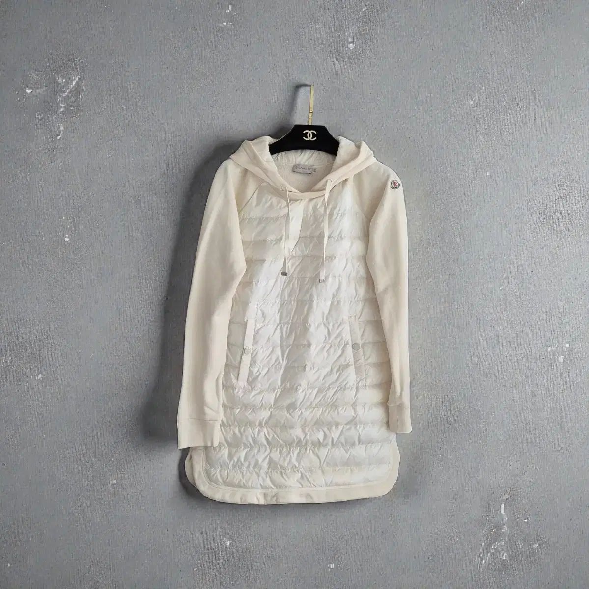 MONCLER モンクレール ダウン コットン ミックス フード ONE PIECE S