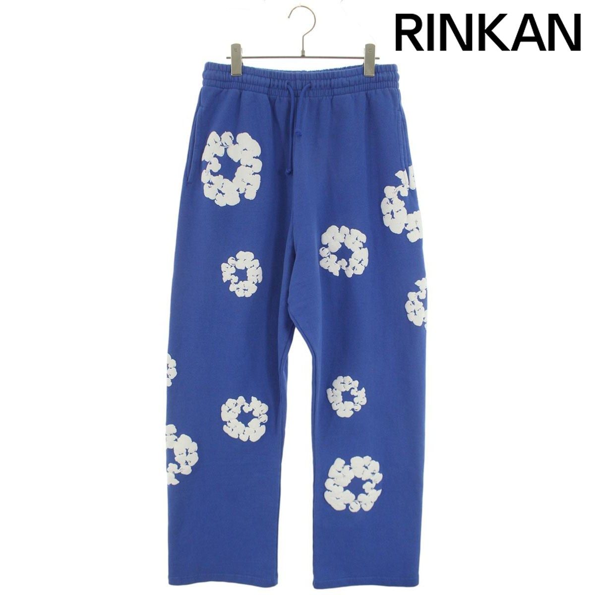 デニムティアーズ 25 SS COTTON WREATH SWEATPANTS フラワープリントスウェットロングパンツ メンズ S