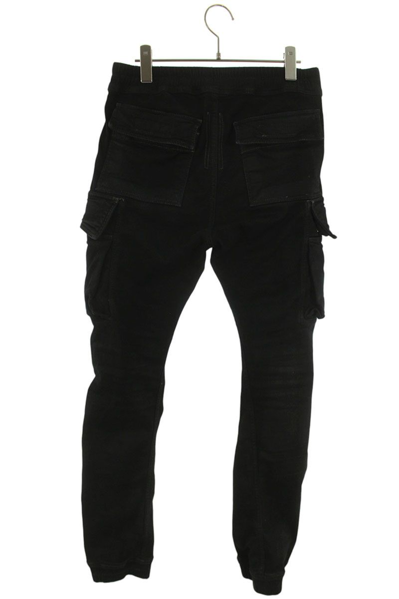 コーティングカーゴロングパンツ メンズ