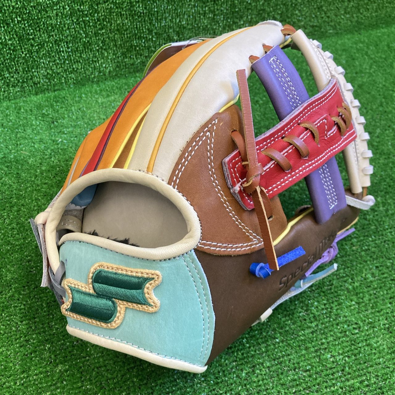 品 SSK 一般軟式用グラブ カラフルカラー 内野手用 761型 SMRC 125