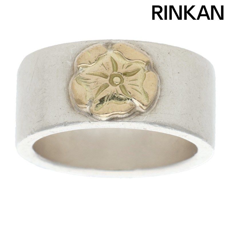 ゴローズ ローズ平打ち リング メンズ 7号