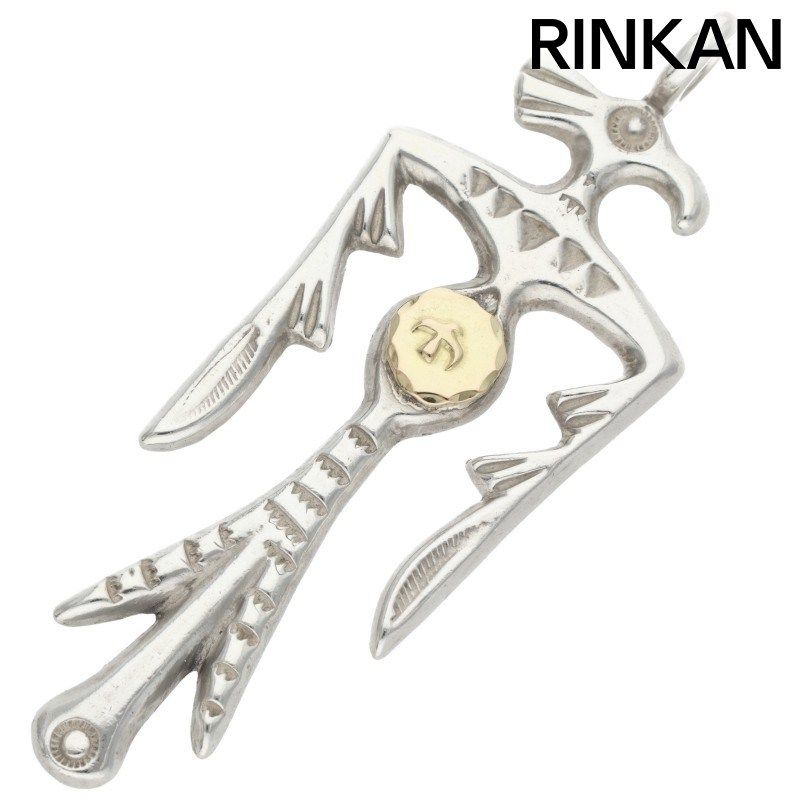 ゴローズ 金メタル付きロードランナー ネックレストップ メンズ