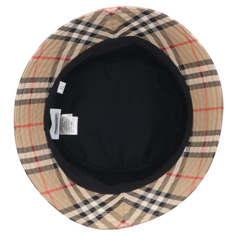 バーバリー 8026927 チェック柄バケットハット メンズ XL - メルカリ