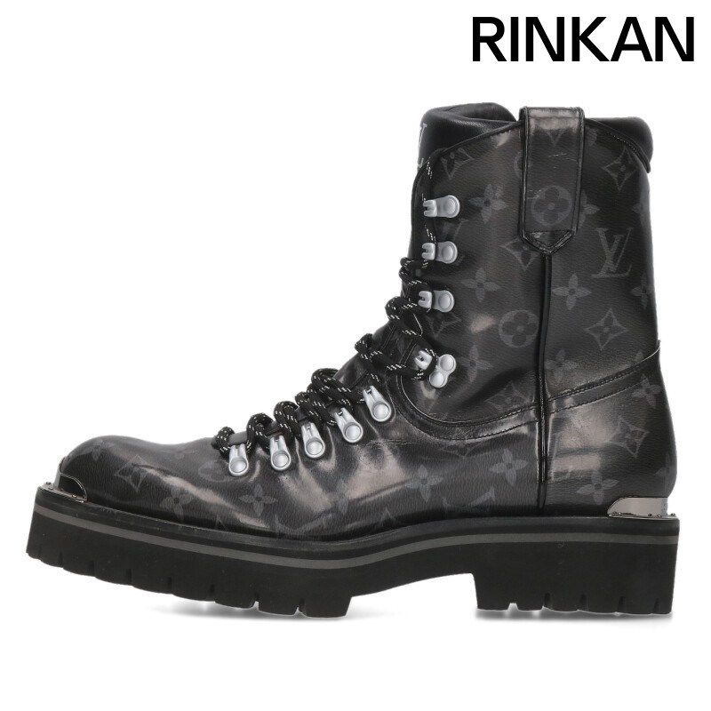【送料込】ルイヴィトン　ブーツ ルイヴィトン LVアウトランドライン PVCレザーブーツ メンズ 9 - メルカリ