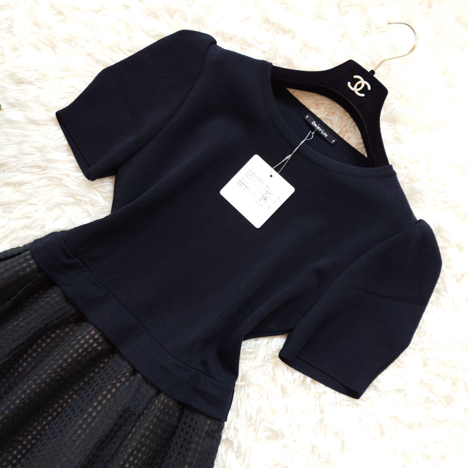 未使用級✨2023 デイジーリン パーフェクトレディ ドッキング ワンピース 新品 デイジーリン フォクシー DAISYLIN FOR FOXEY パーフェクトレディ