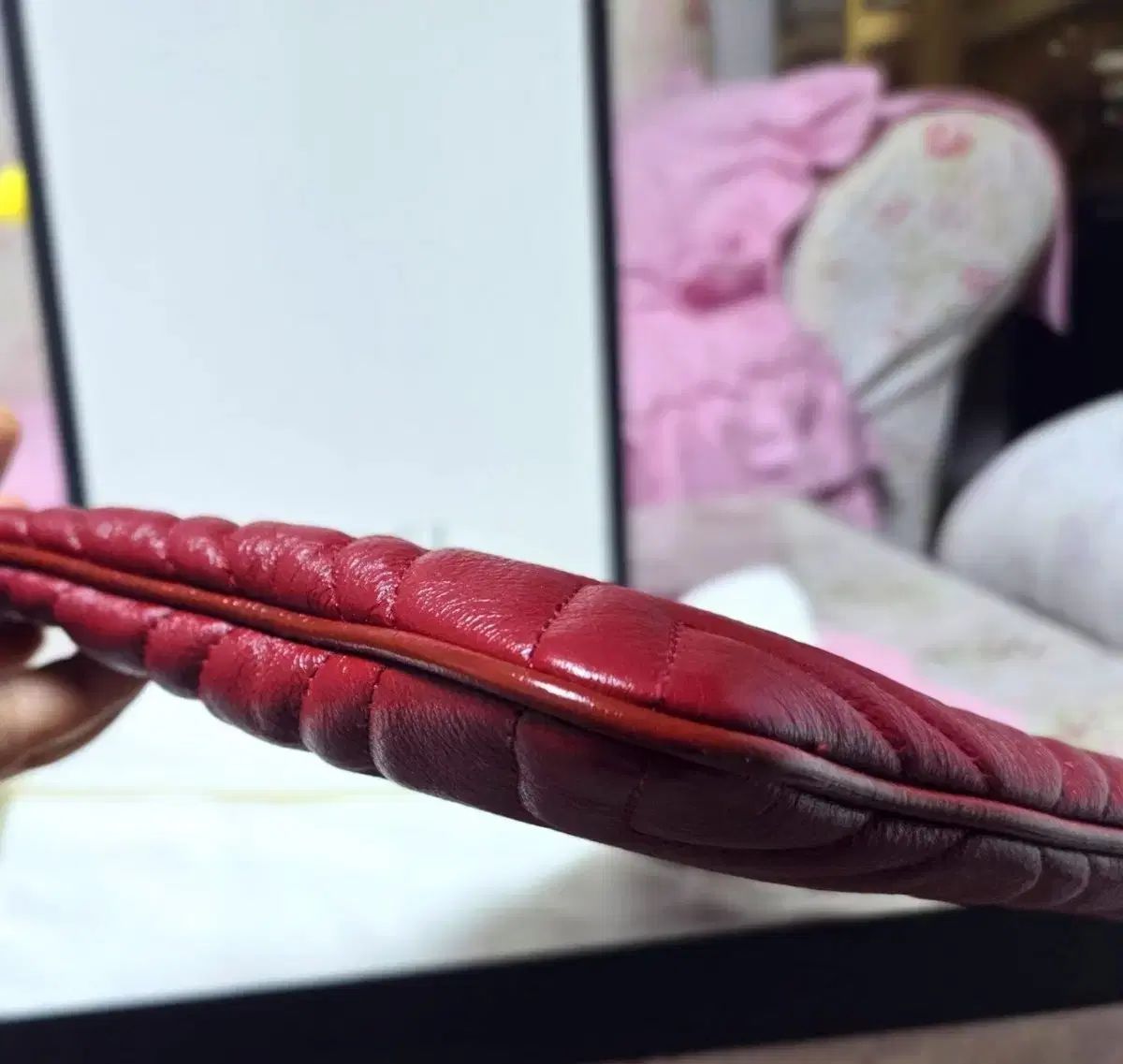  店舗 グッチ マーモント マトラッセ クラッチバッグ バーガンディ クラッチバッグ バッグ