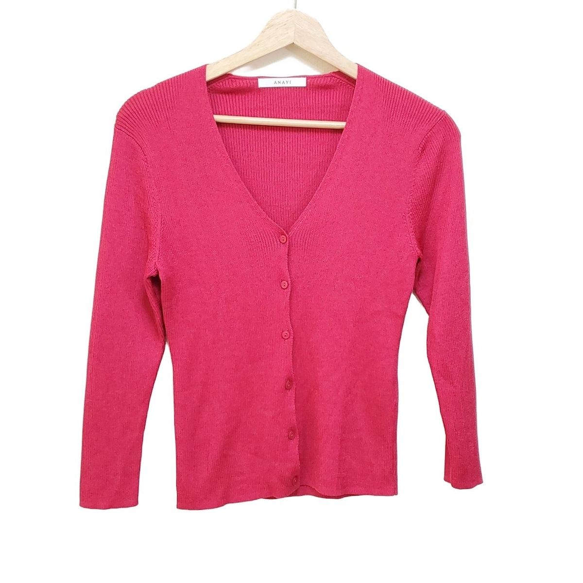ANAYI(アナイ) カーディガン サイズ38 M レディース美品 - ピンク