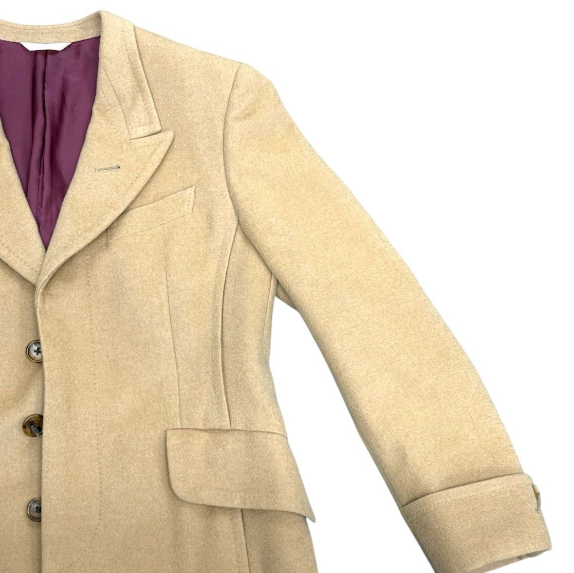 極希少　【キャメル生地 100%】　 ポールスミス　チェスターコート 極美品✨ポールスミス コレクション ダブルブレスト チェスターコート