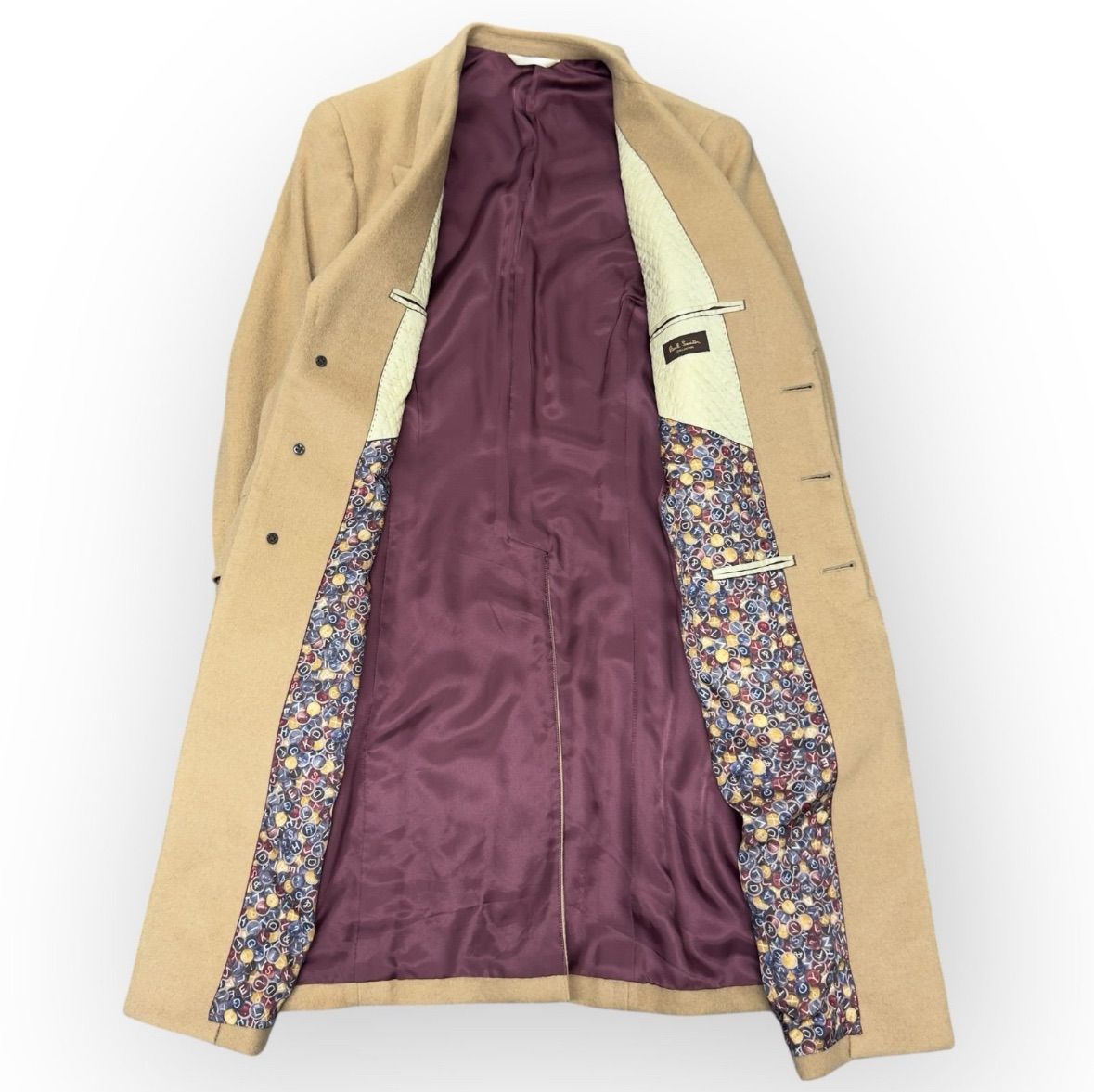 最終値下げ❗️】ポールスミス キャメル100％ダブルチェスターコート L