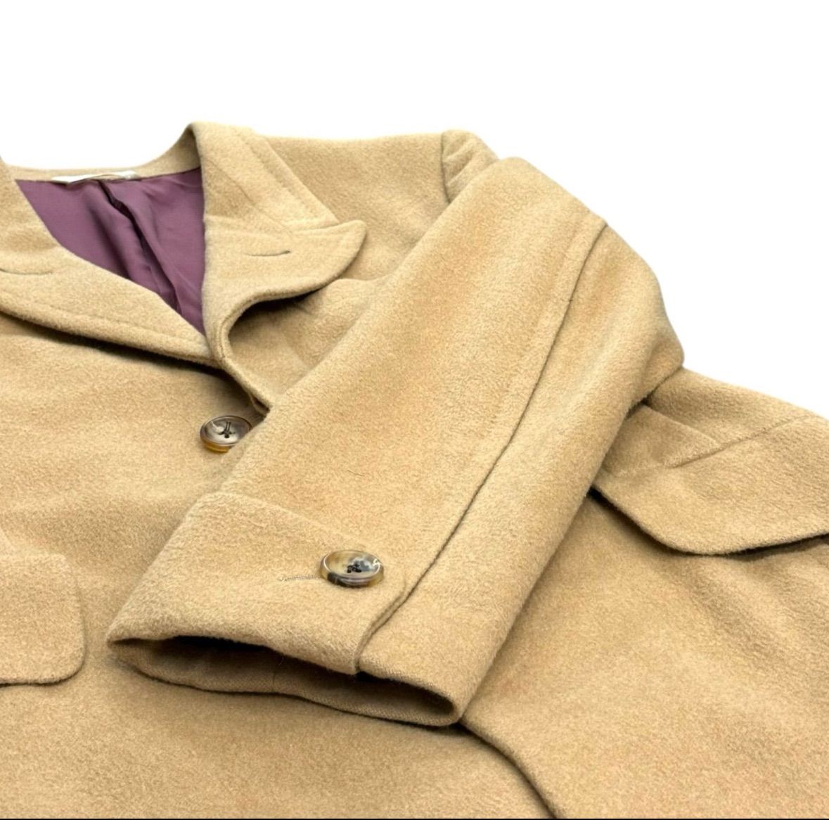 最終値下げ❗️】ポールスミス キャメル100％ダブルチェスターコート L