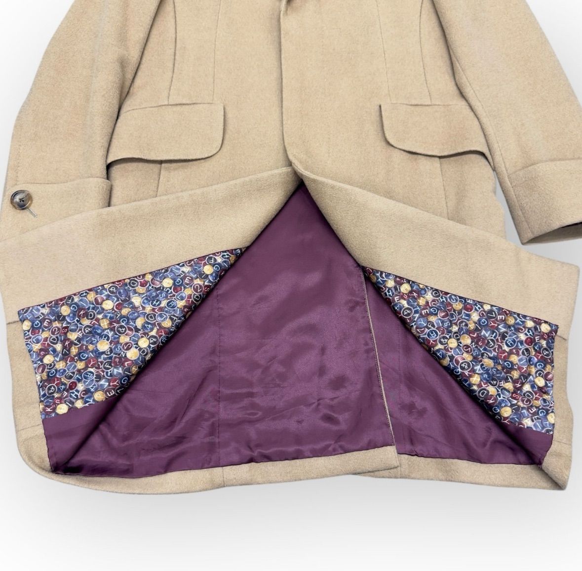 極希少　【キャメル生地 100%】　 ポールスミス　チェスターコート 極美品✨ポールスミス コレクション ダブルブレスト チェスターコート