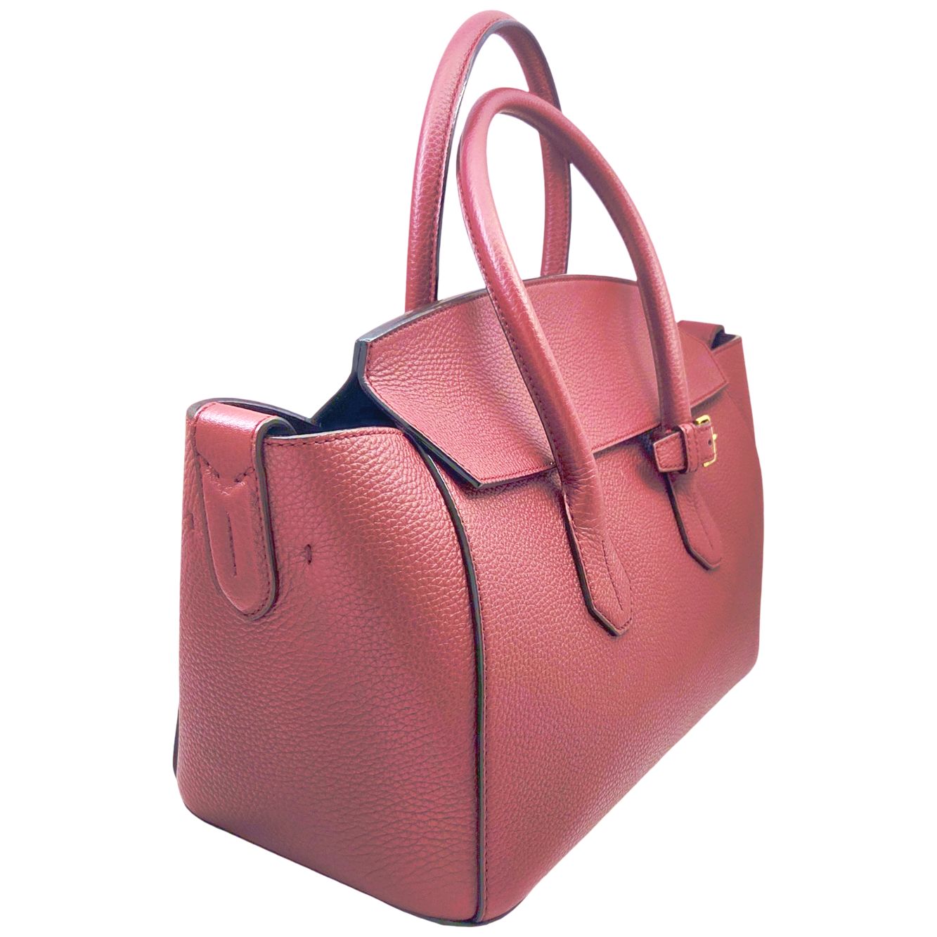 BALLY バリー SOMMET ソメミディアム MD ハンドバッグ レッド レザー 
