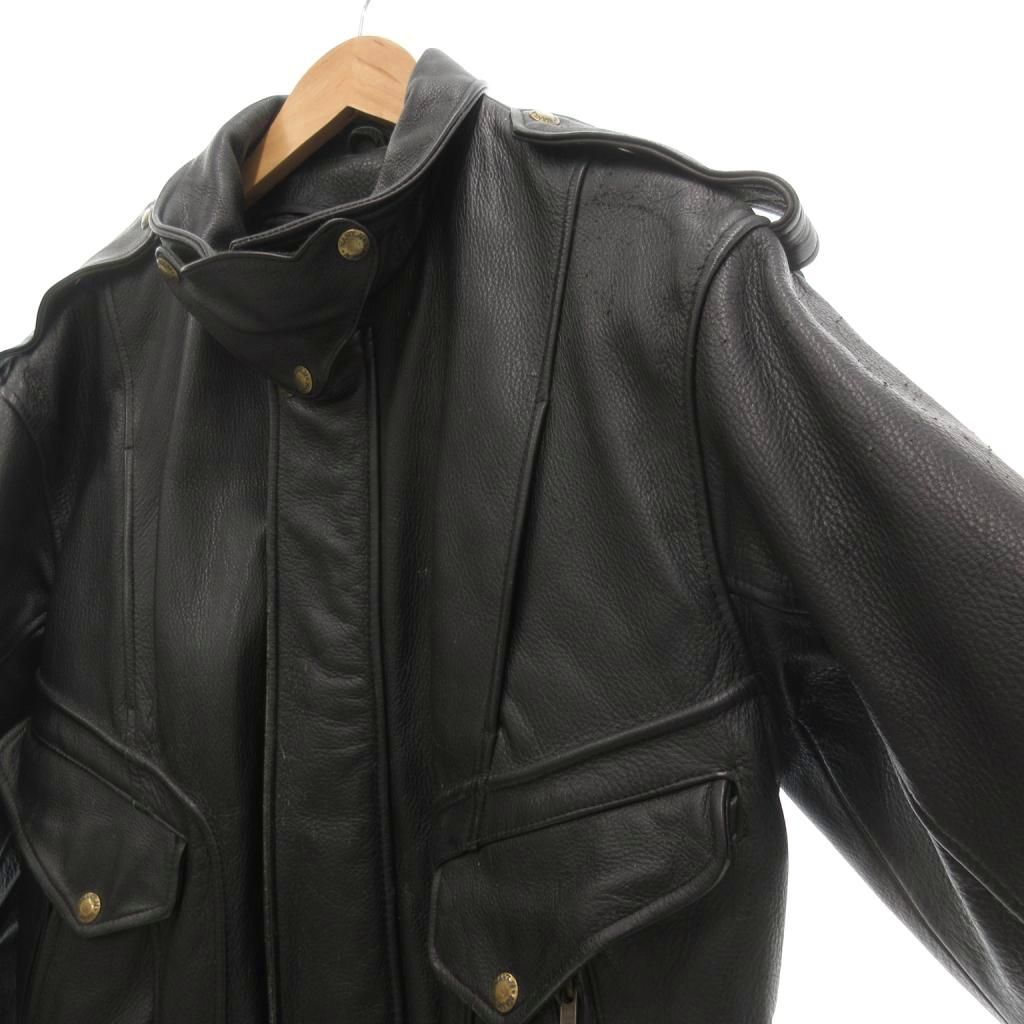 NANKAI ナンカイ　シングルライダース レザージャケット　シングルレザー　L ナンカイ NANKAI レザージャケット ライダース シングル 中綿 牛革