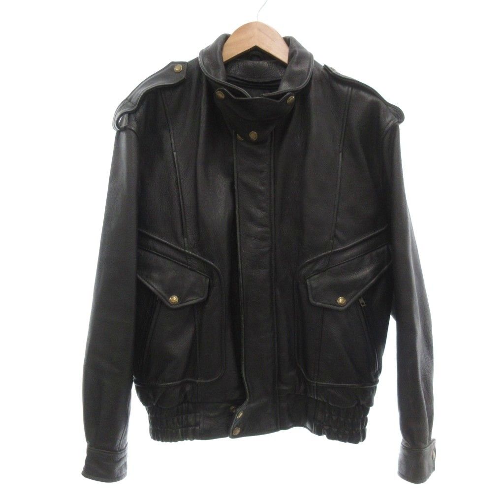 90s NANKAI ナンカイ レザーレーシングジャケット サイズ　LL 中古・古着通販】NANKAI (ナンカイ) ライダースジャケット ブラック