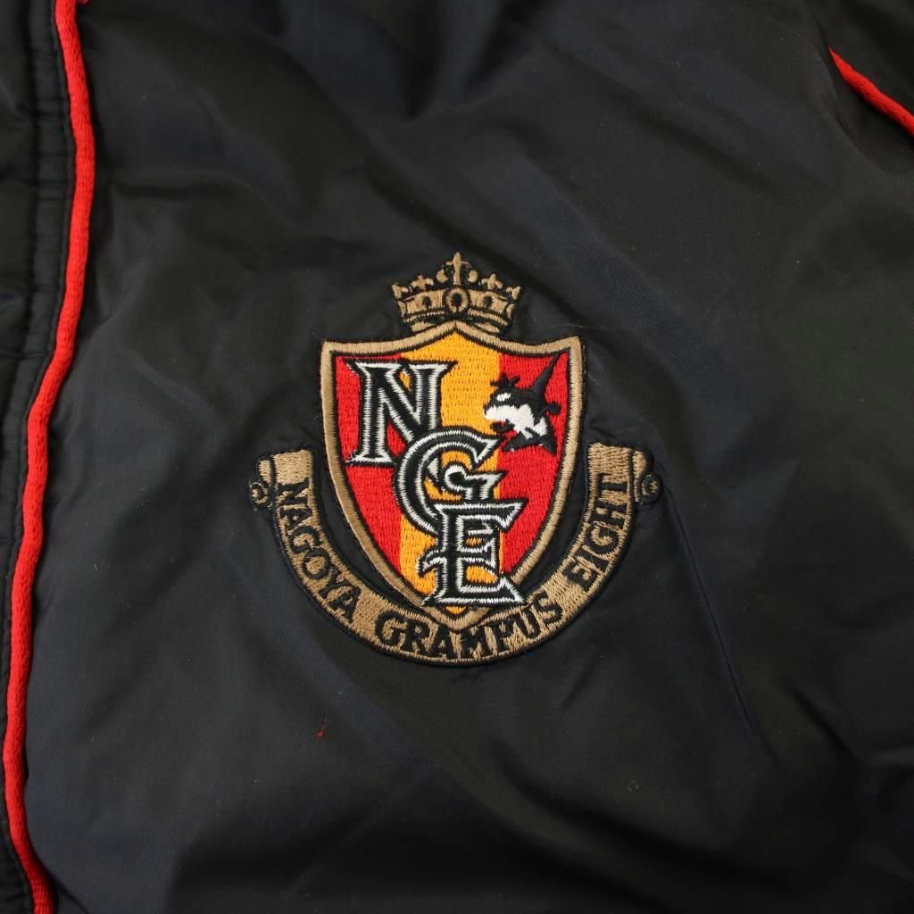 名古屋グランパス ベンチコート F 黒 ブラック 赤 レッド 長袖 フード