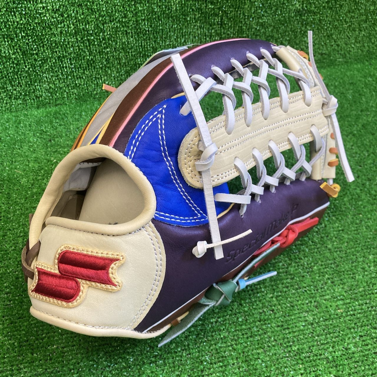 限定品 SSK 一般軟式用グラブ カラフルカラー 外野手用 874型 SMRC126