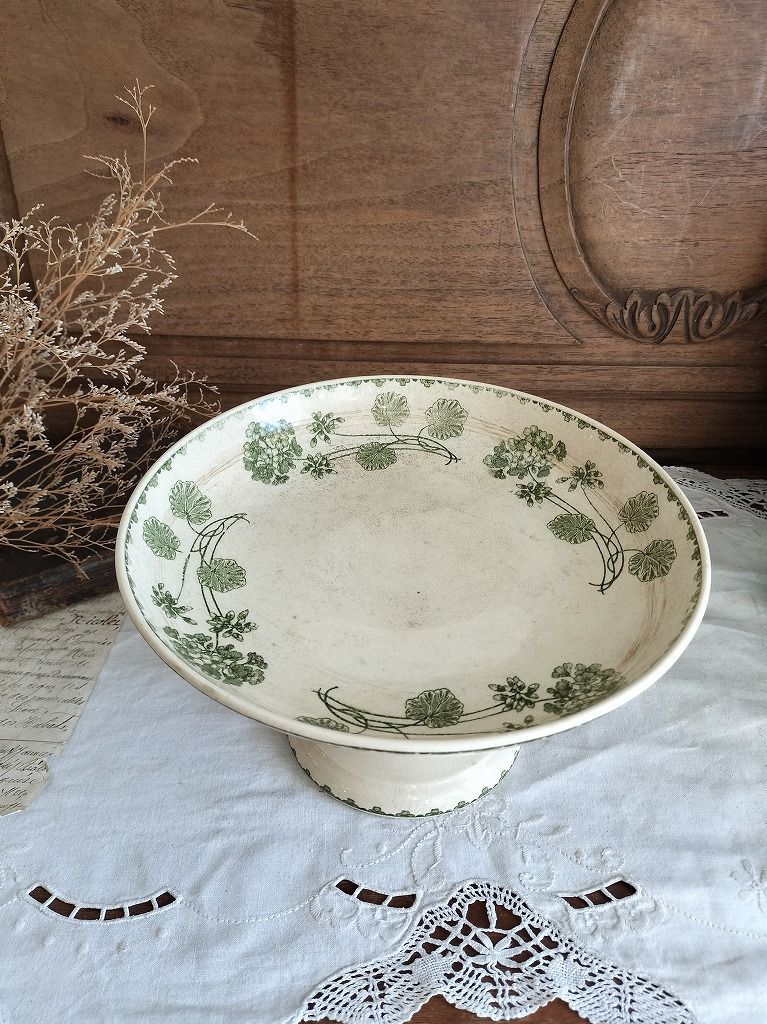 ★レア サルグミンヌ BERTHA コンポティエ /フランスアンティーク フランスアンティーク ♧ サルグミンヌ ♧ フォンタンジュのコンポ