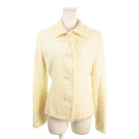 クードシャンス CdeC COUP DE CHANCE ツイードジャケット 38 ベージュ