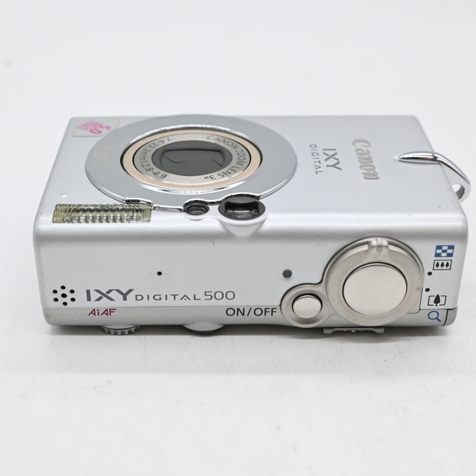 並品】Canon IXY DIGITAL 500 シルバー コンパクトデジタルカメラ