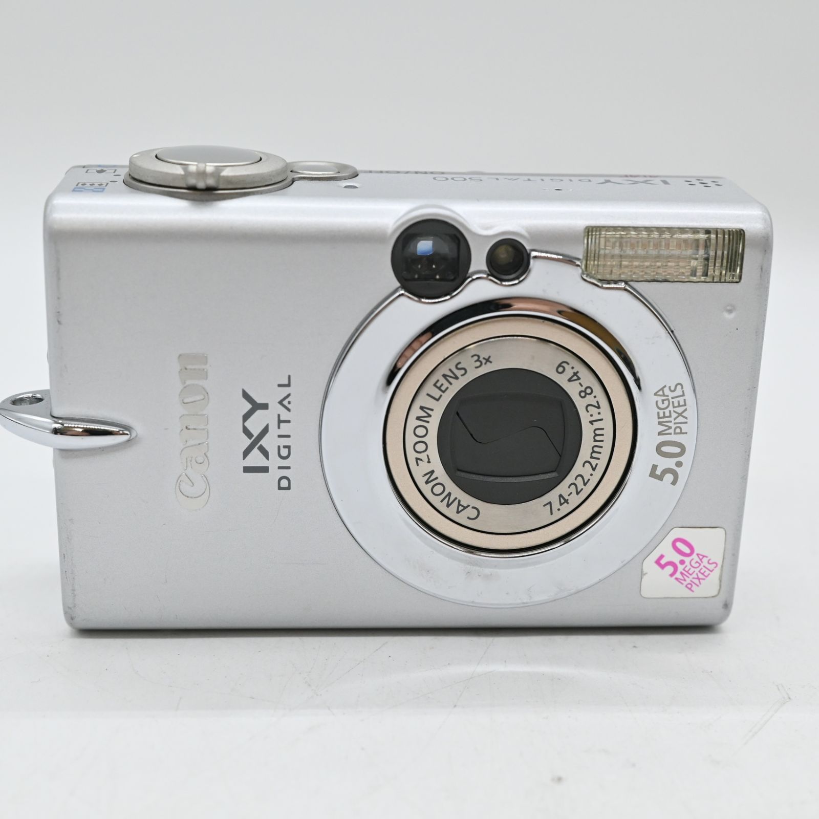 箱付きCanon IXY DIGITAL 500 キヤノン デジカメ シルバー 並品】Canon IXY DIGITAL 500 シルバー コンパクトデジタルカメラ