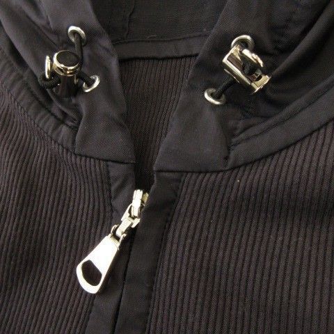 ランバン スポール LANVIN SPORT パーカー 38 黒 ブラック フード付き