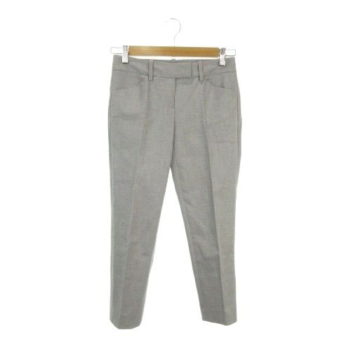 セオリー Theory パンツ XXO グレー 無地 アンクル丈 テーパード