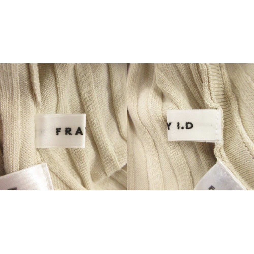 FENDI パイル生地 ノースリーブワンピース 42 ネイビー L ズッカ柄