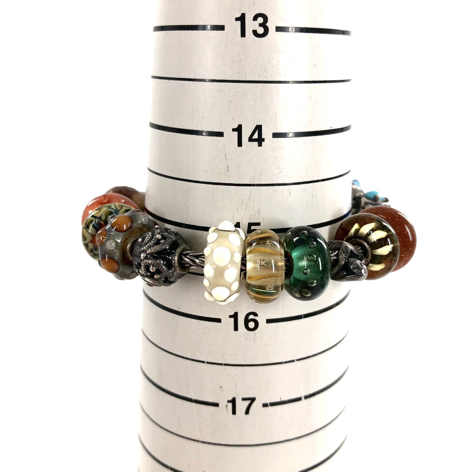 5473#0812　トロールビーズ LAA 925S刻印ブレスレット　0808 5473#0812 トロールビーズ LAA 925S刻印ブレスレット 0808 5473#0812