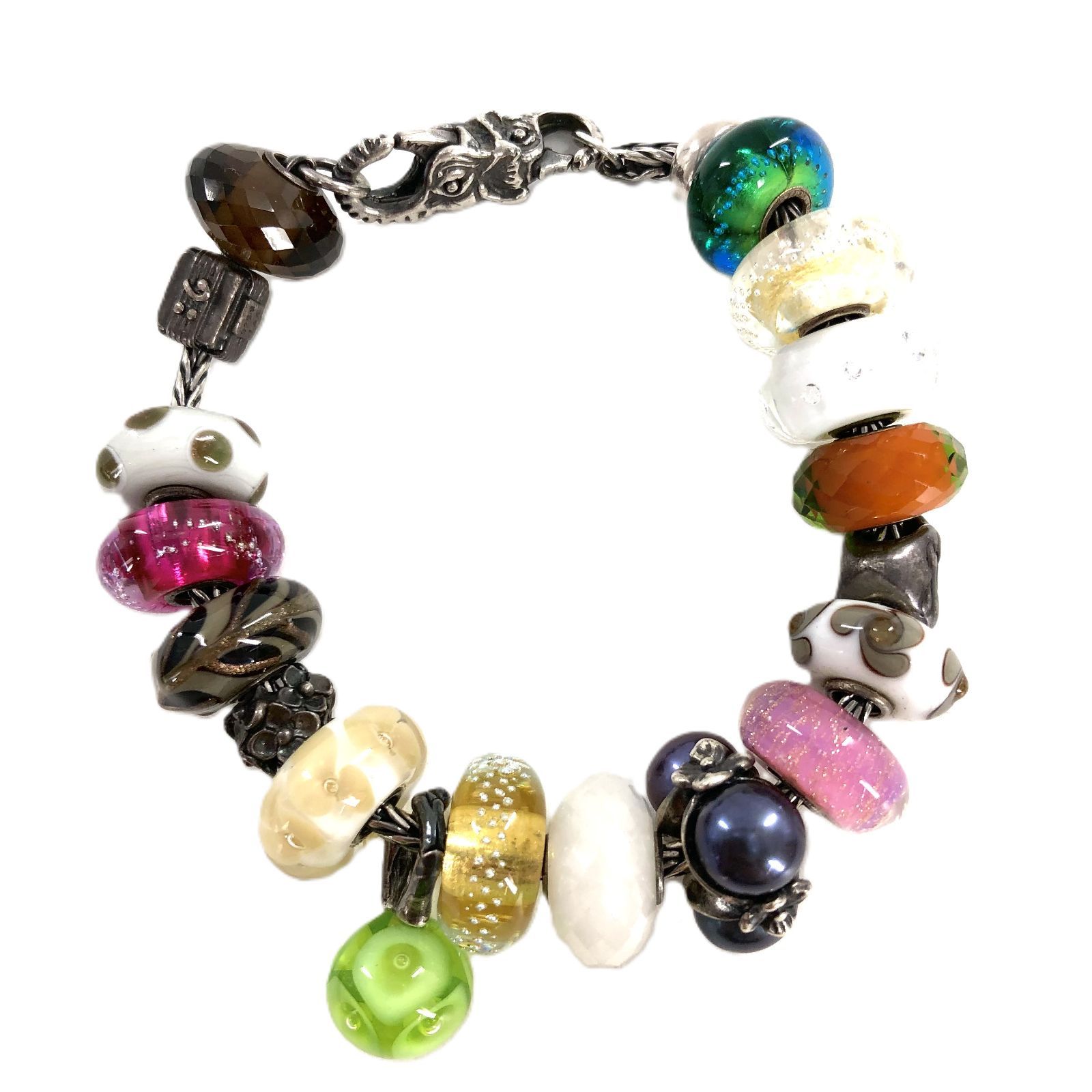 Trollbeads トロールビーズ ブレスレット レディース ストーン 刻印