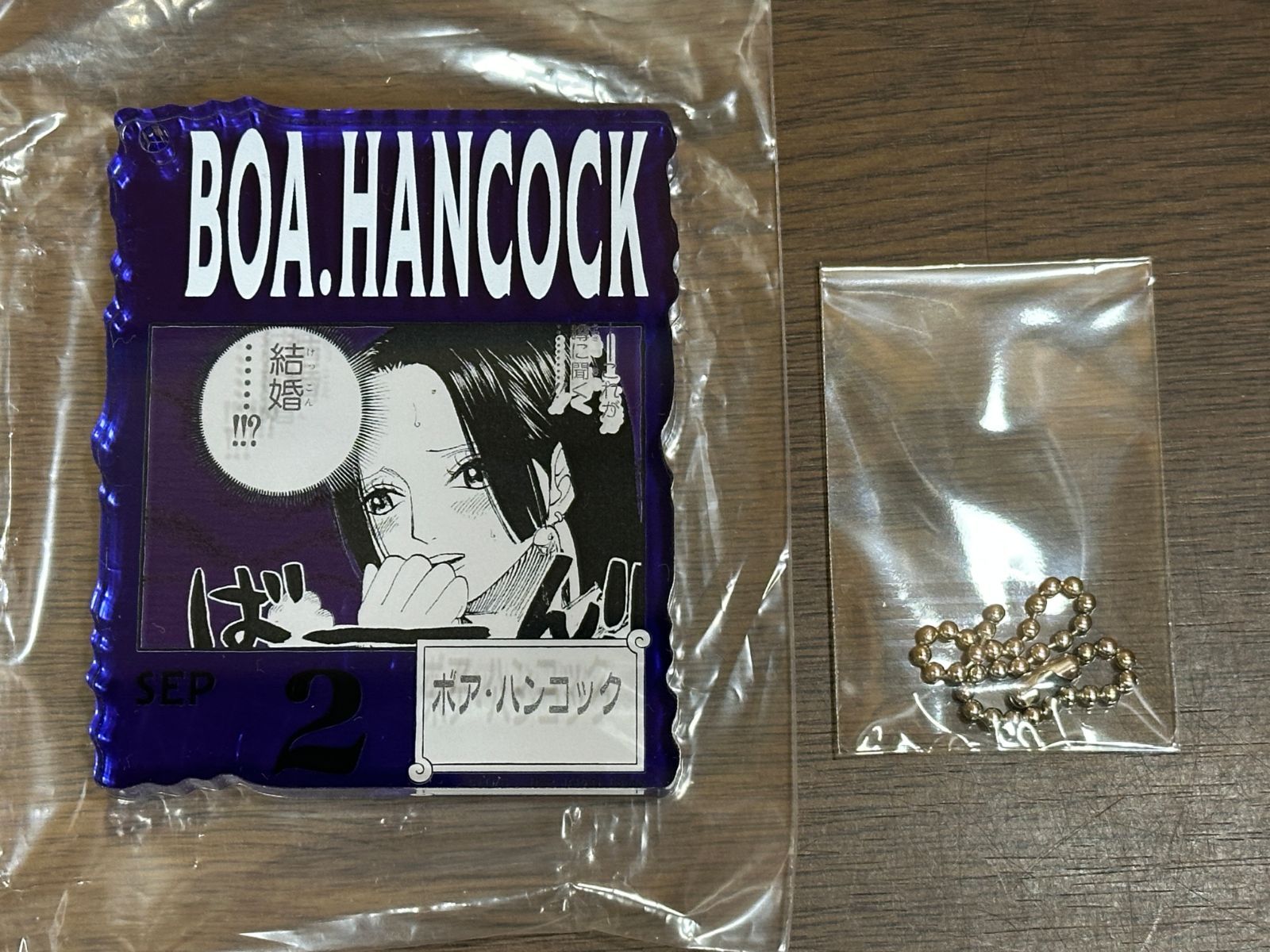 ワンピースベースショップくじ アクリルブロックチャーム ボアハンコック ONE PIECE BASE SHOP くじ アクリルブロック ボア・ハンコック