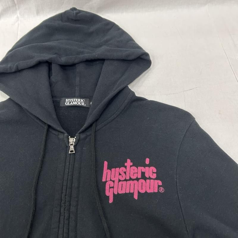 ヒステリックグラマー ジップパーカー ヒスガール バックプリント