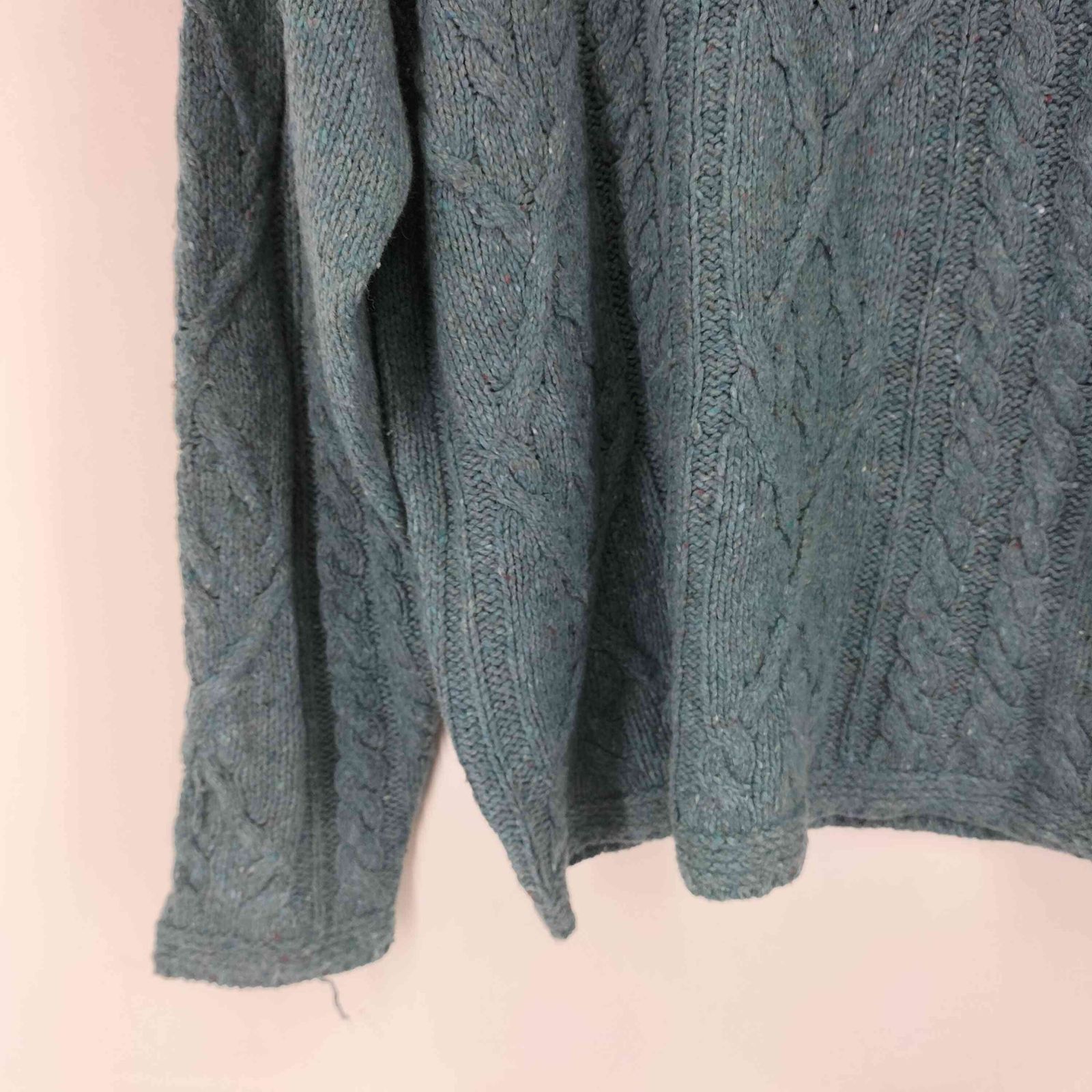 ジェイクルー J.CREW 00S ウール混ケーブルニット メンズ import：L 