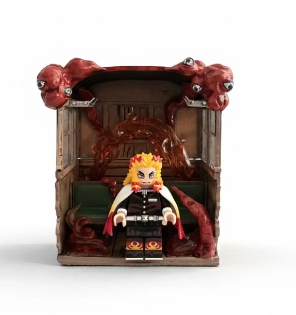数量 煉獄 LEGOブロック 劇場版 鬼滅の刃 無限列車編 ジオラマ ベース