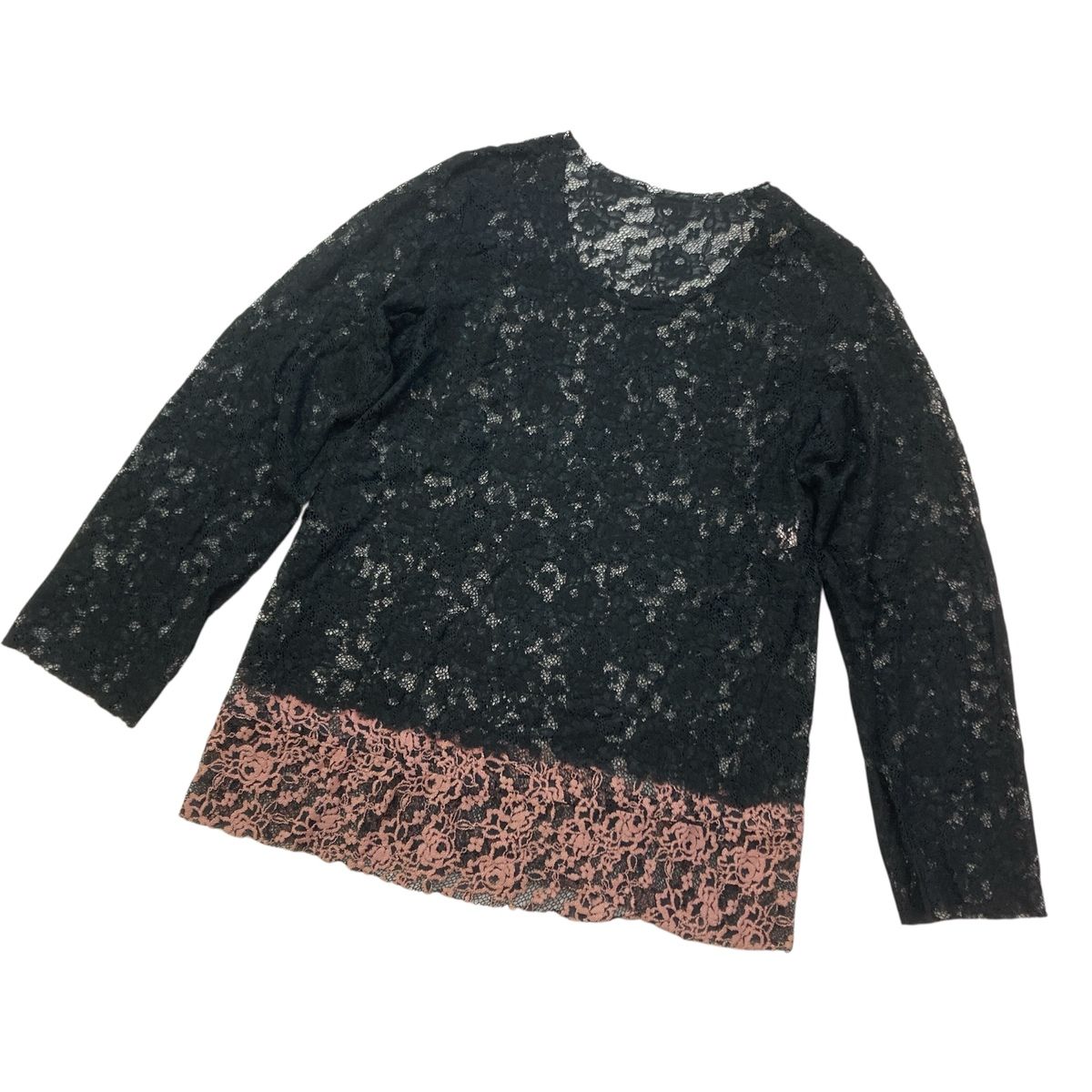 COMME des GARCONS コムデギャルソン シースルー フラワーレース