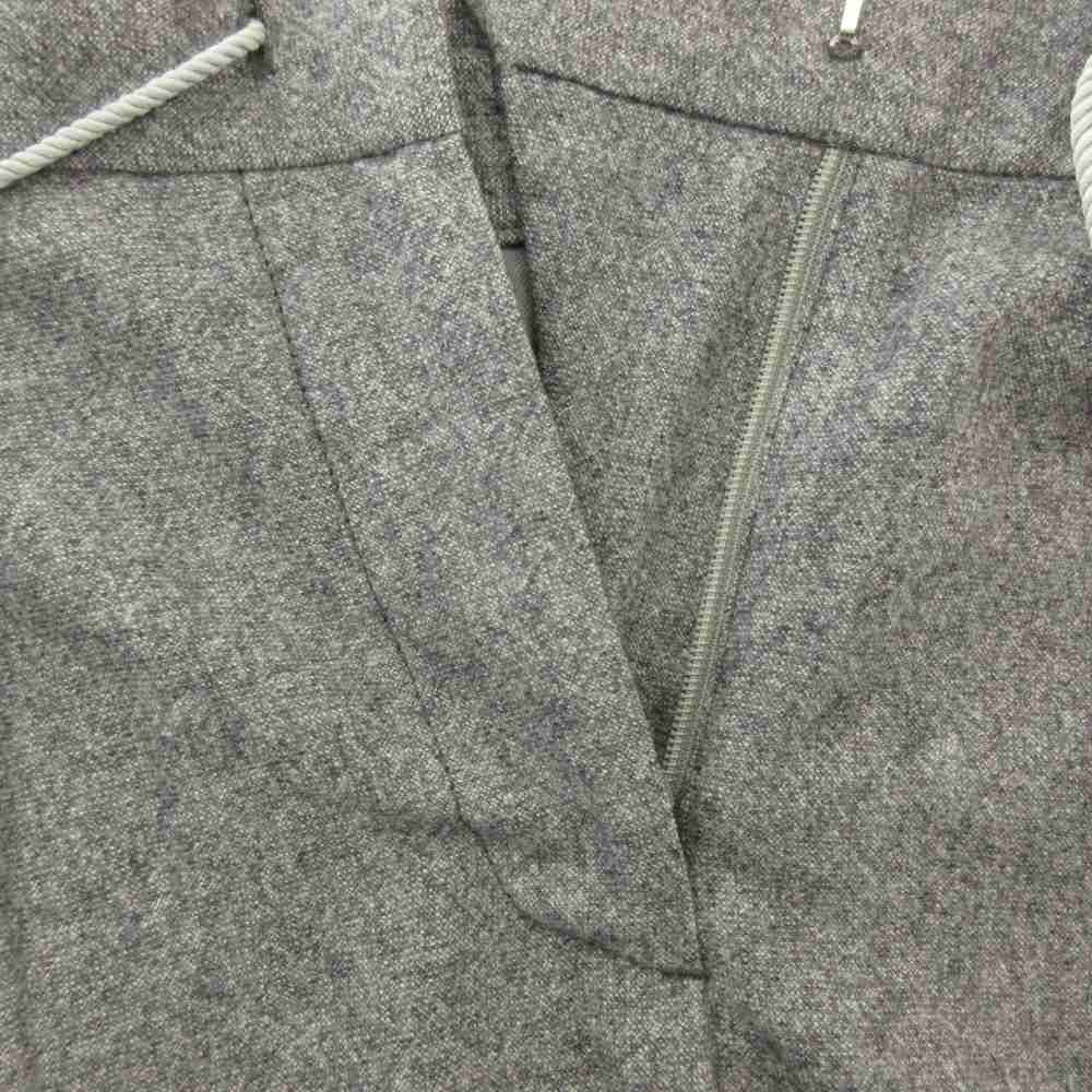  インコテックス INCOTEX テーパードパンツ スラックス カシミヤ混 タック センタープレス 40 ドロスト グレー |GV GY 06 その他 パンツ