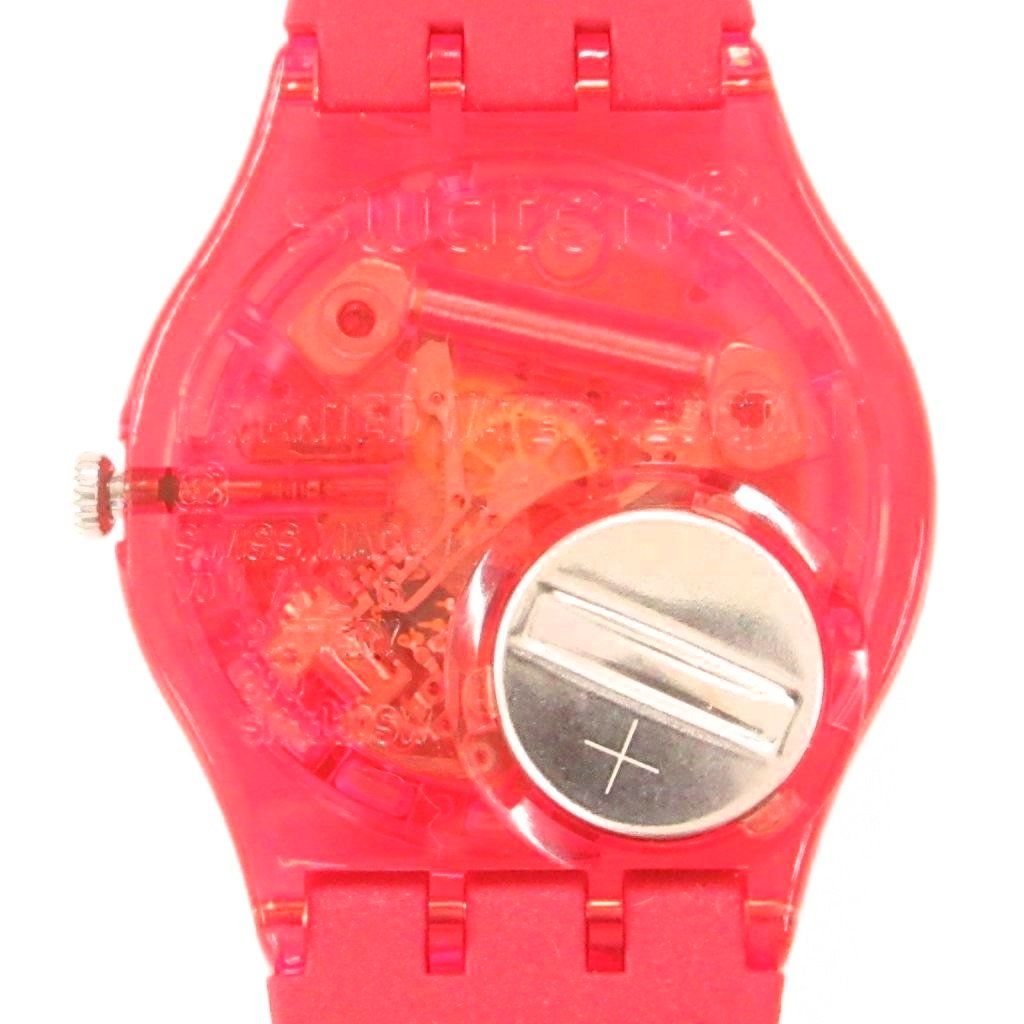 スウォッチ SWATCH 腕時計 GR 406 アナログウォッチ クォーツ カレンダー 赤 レッド |AE