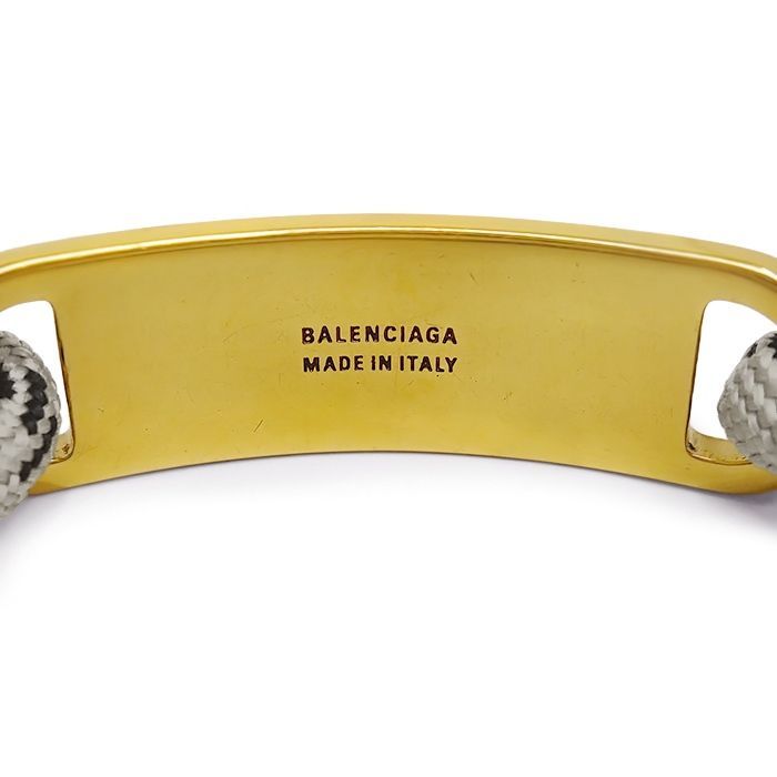併売商品※◇中古美品◇BALENCIAGA【バレンシアガ】ロゴプレート コード