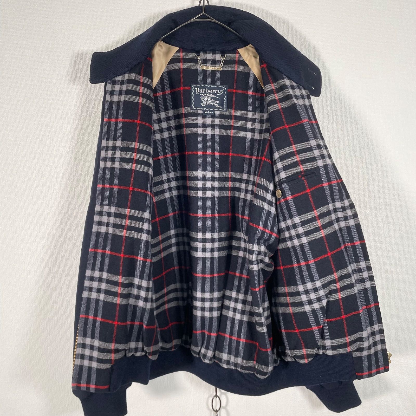 80s Vintage Burberrys ウールギャバ ハリントンジャケット G9型
