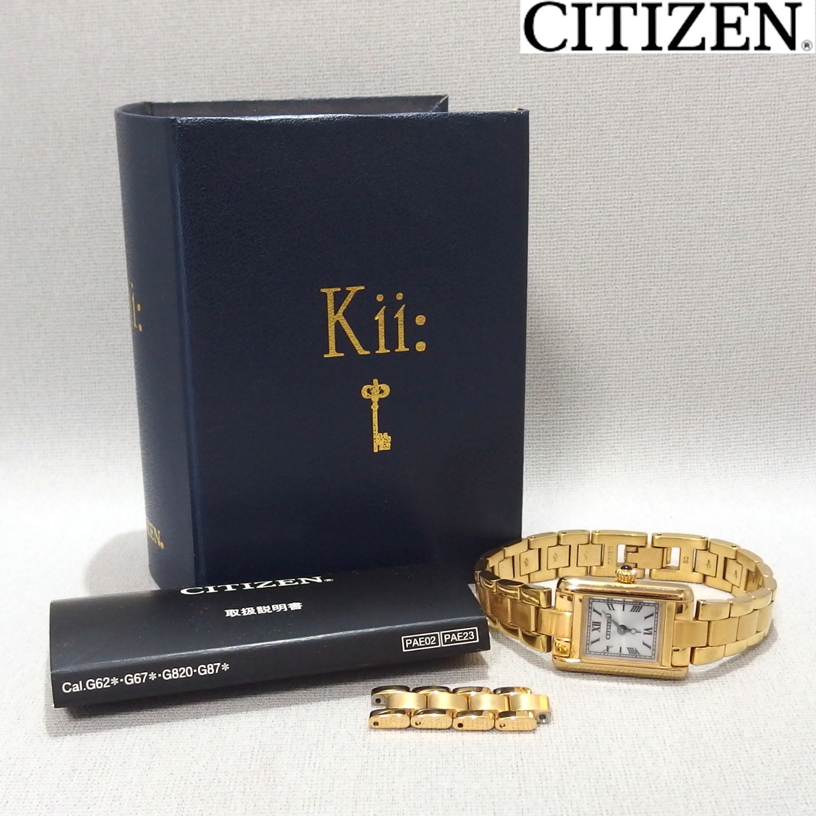 ☆CITIZEN Kii EG2793-57B エコ・ドライブ クォーツ 腕時計 ゴールド