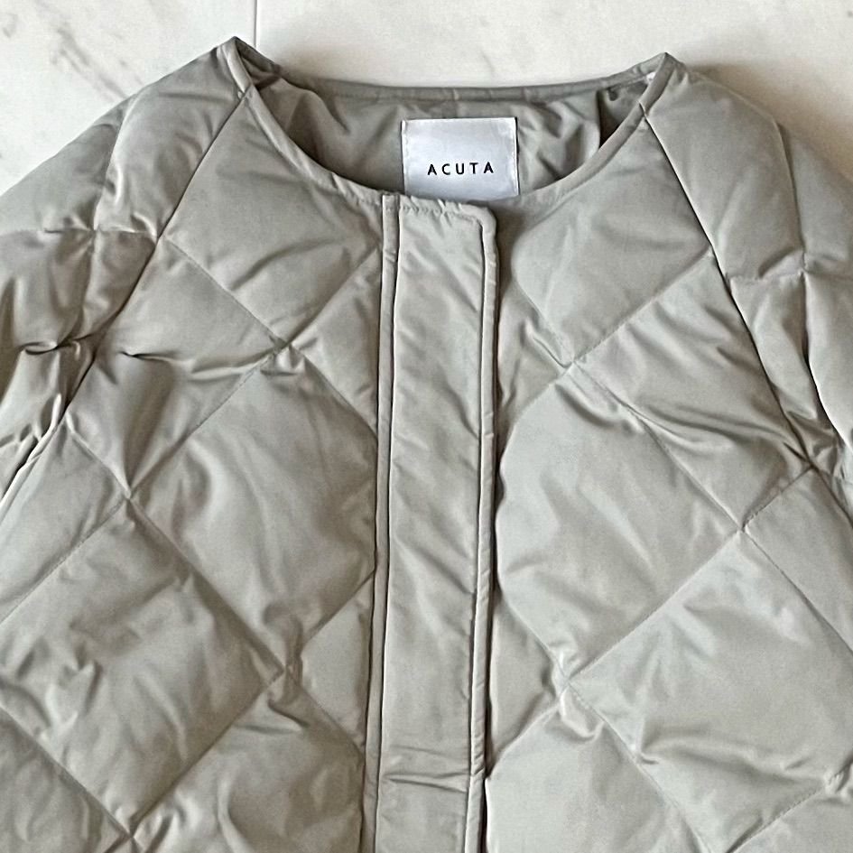 アーバンリサーチ アクータ コクーンキルティングダウン ノーカラー セール】『Sサイズ/WEB限定』コクーンキルティングダウン（ダウン