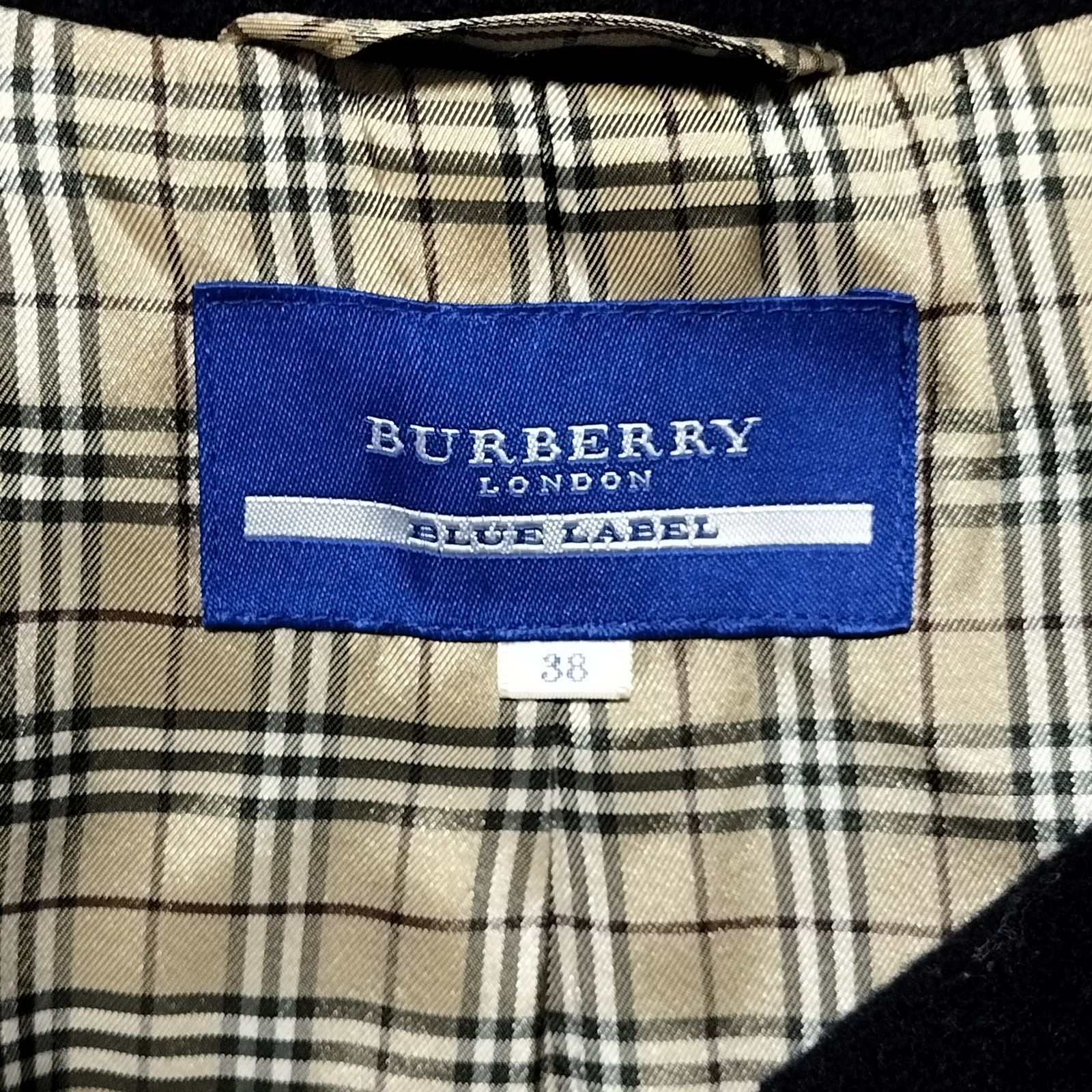 BURBERRY BLUE LABEL チェック柄ポンチョ 38 BURBERRY BLUE LABEL（ポンチョ）のフリマアイテム一覧