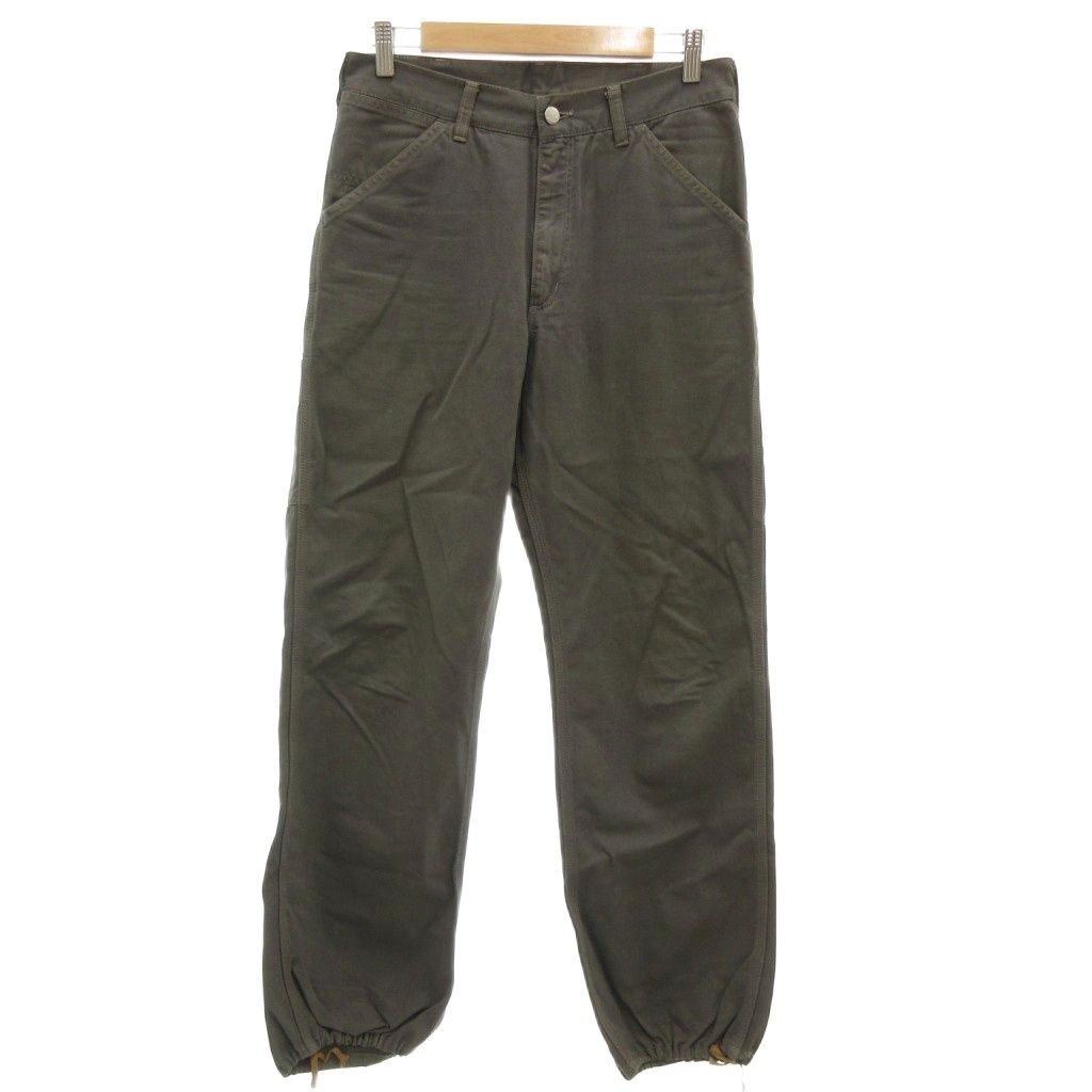 カーハート carhartt ダックペインターパンツ ワーク ジップフライ ストレート 裾ドロスト M グレー |GV GY 44
