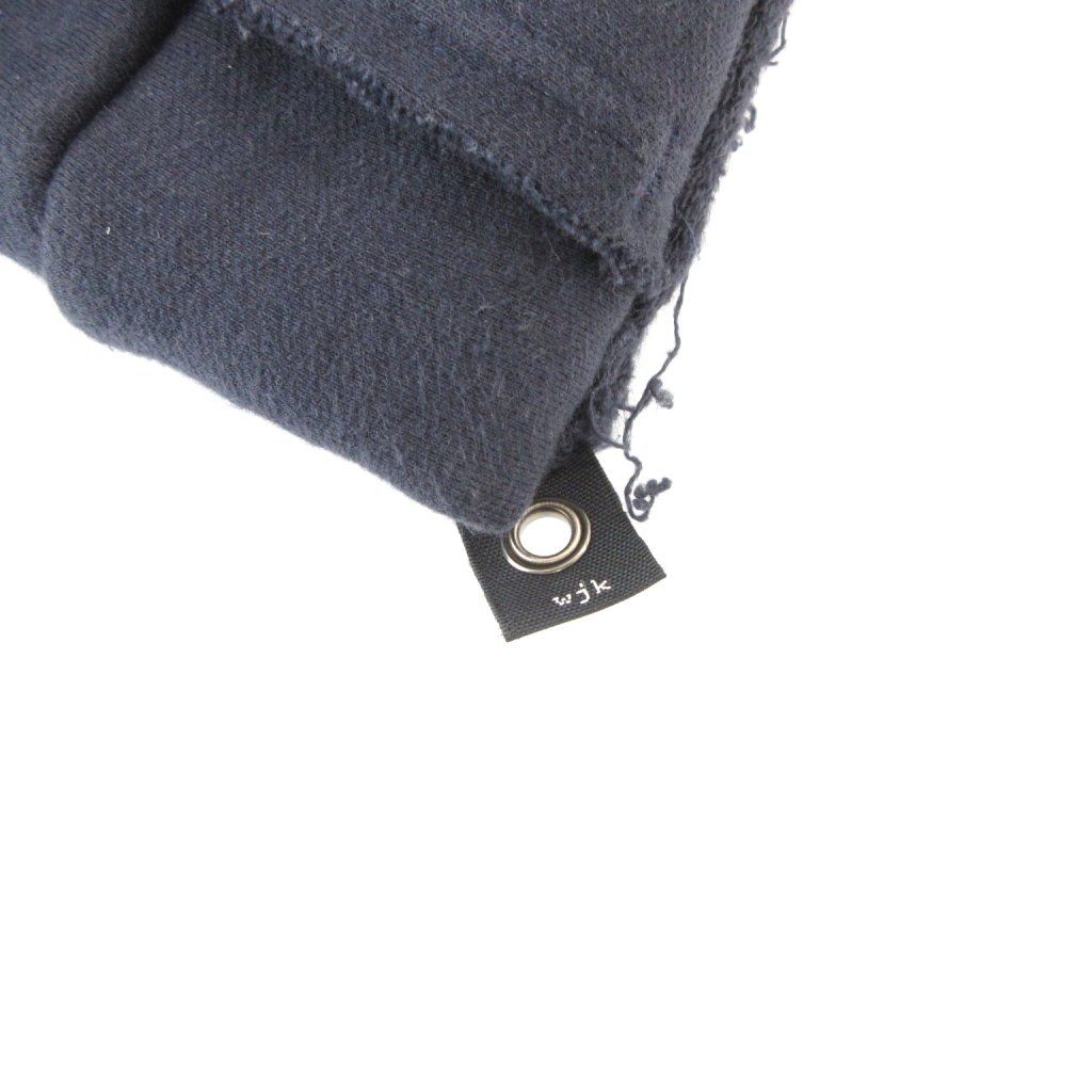  ダブルジェイケイ wjk super urake PT スウェットパンツ イージー ゴムウエスト テーパード カットオフ L 紺 ネイビー |FF GY 19 スラックス パンツ