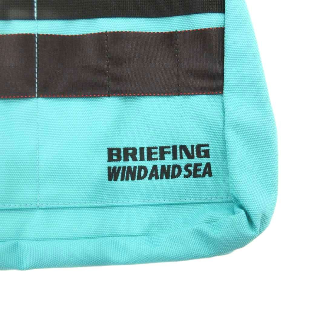 BRIEFING ブリーフィング　カートバック　ターコイズ ブリーフィング BRIEFING × WIND AND SEA CLASSIC CART TOTE カート